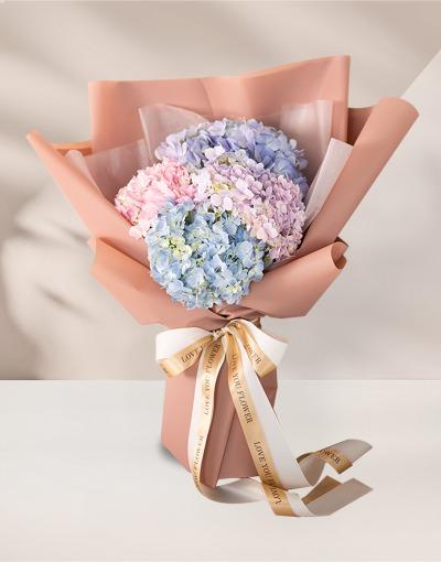 ช่อดอกไฮเดรนเยีย 4 สีพาสเทล ช่อฮิตตลอดกาล เพื่อแสดงความยินดี และร่วมทถบุญ